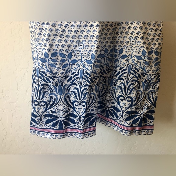 Tommy Bahamas|100% Linen white boho geometric pattern summer dress, like NEW••• - Picture 5 of 12